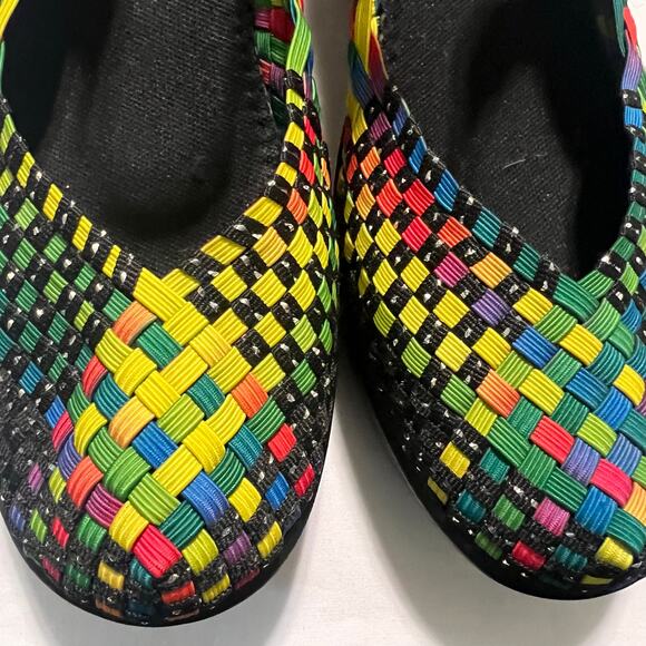 Steve Madden Brice Mary Jane Platform Wedge
11 Woven Comfort Multicolor Shoe - Picture 7 of 8